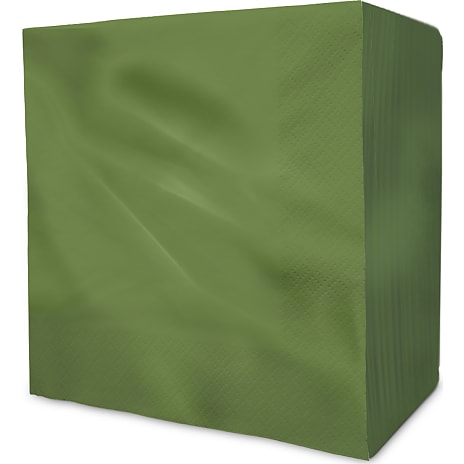 Salling ensfarvede servietter 33x33 cm 50-pak - æblegrøn