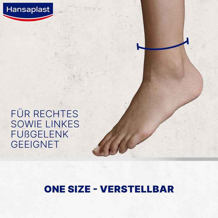 Hansaplast Fußgelenk-Bandage verstellbar, 1 St
