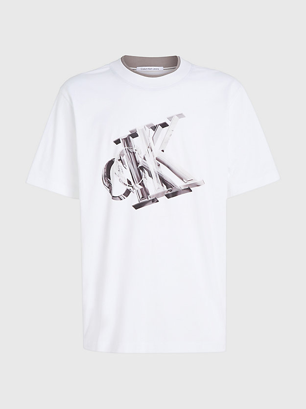 Camiseta oversized com monograma