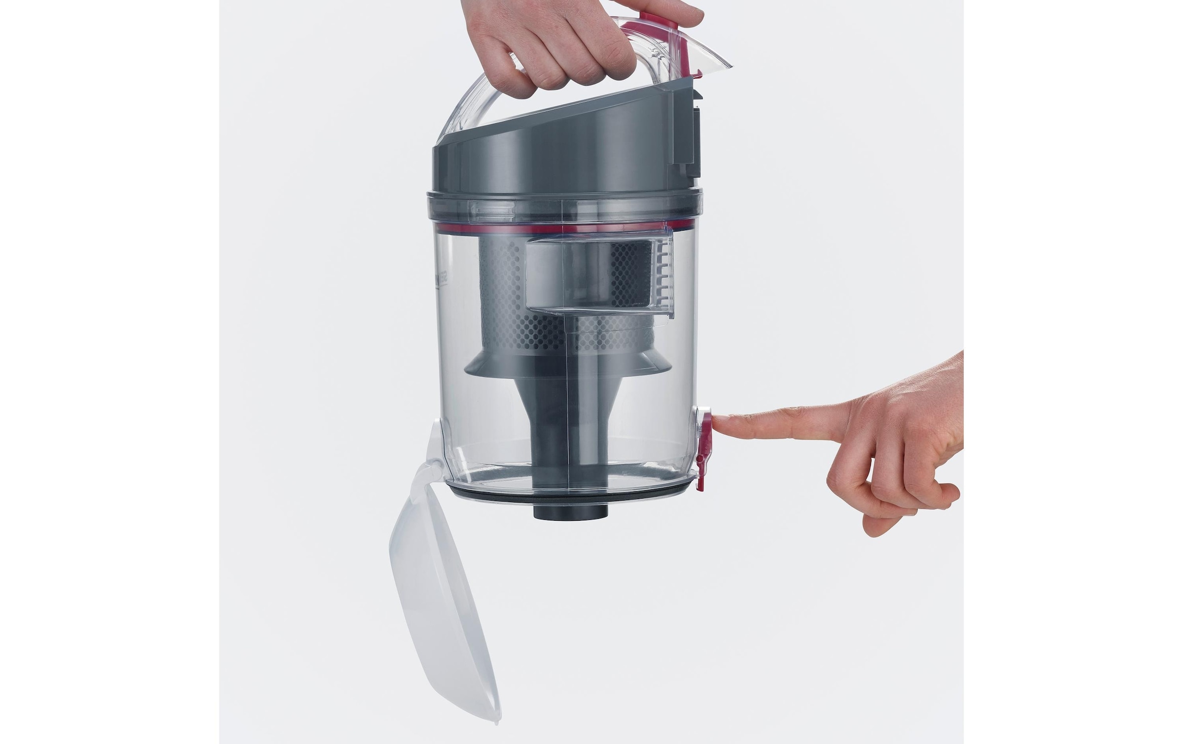 Severin Bodenstaubsauger »CY 7088 Grau/Weiss« 800 W beutellos
