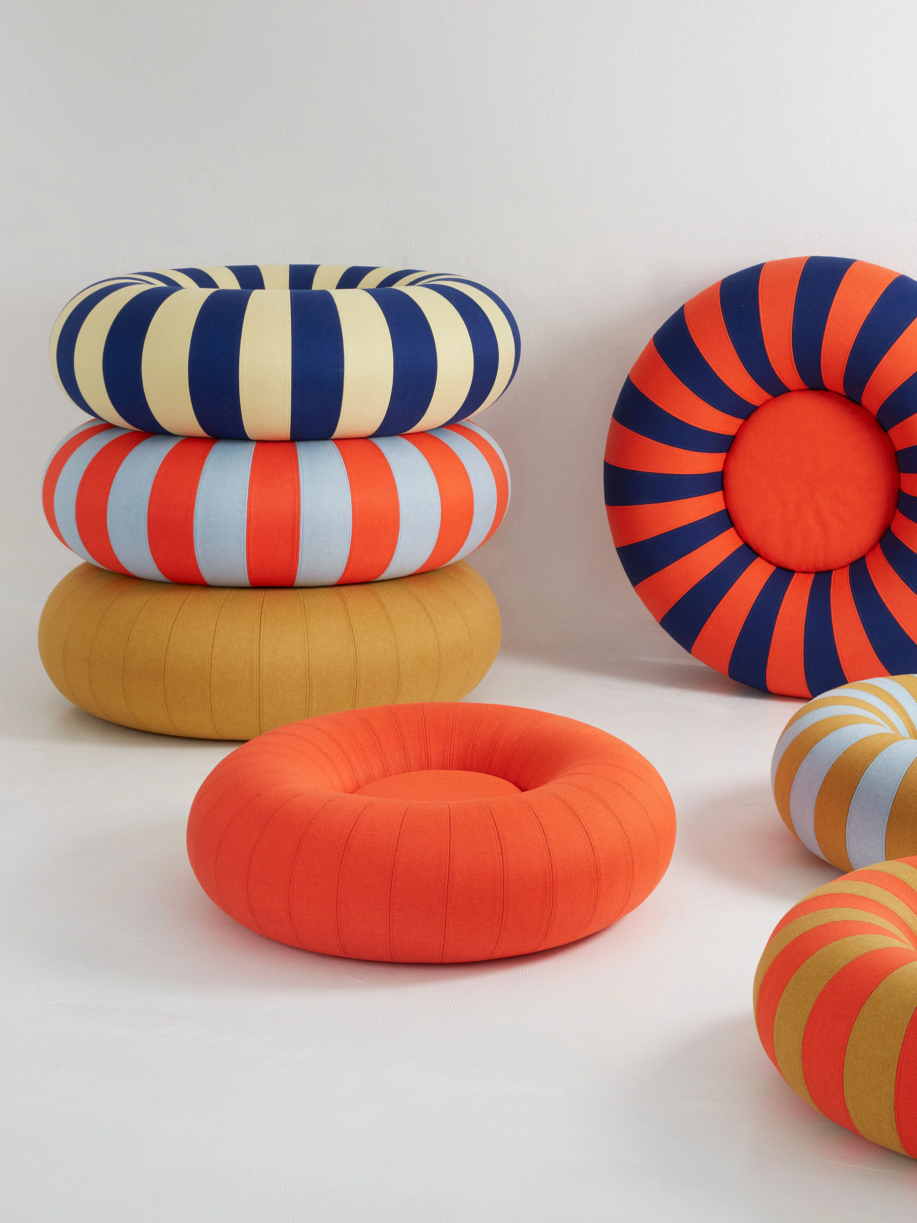 Ronde poef Float