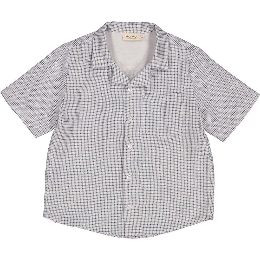 Køb MarMar Linen Mini Check Tage Skjorte