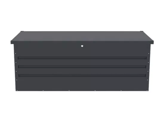 Coffre de jardin pour extérieur 165x69x62cm en acier SteelBox XL