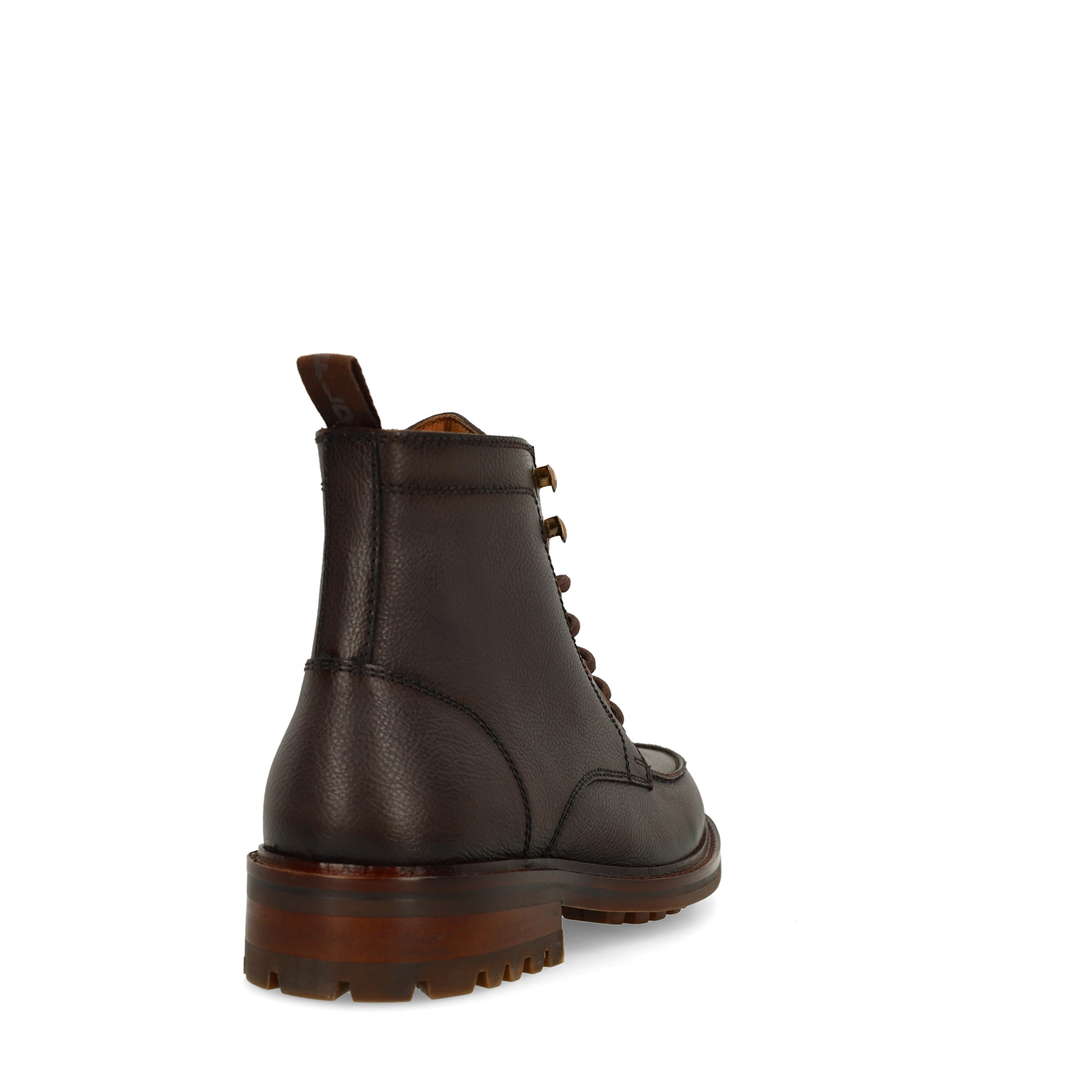 Bruine leren veterboots