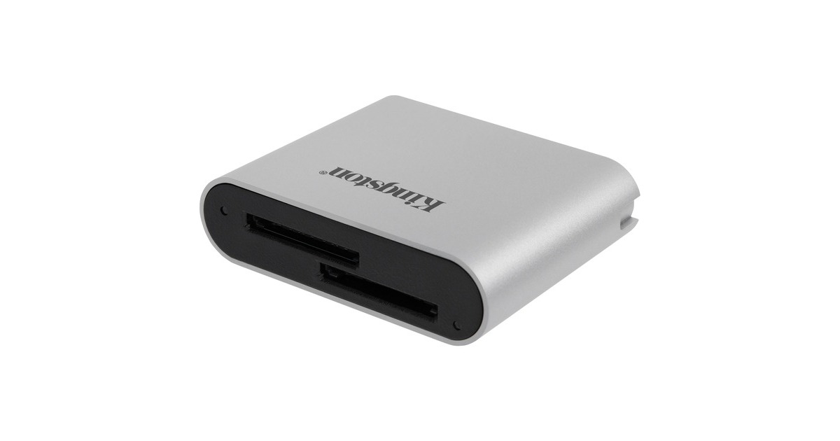 KingstonWorkflow SD Reader kaartlezer  (Zilver/zwart)