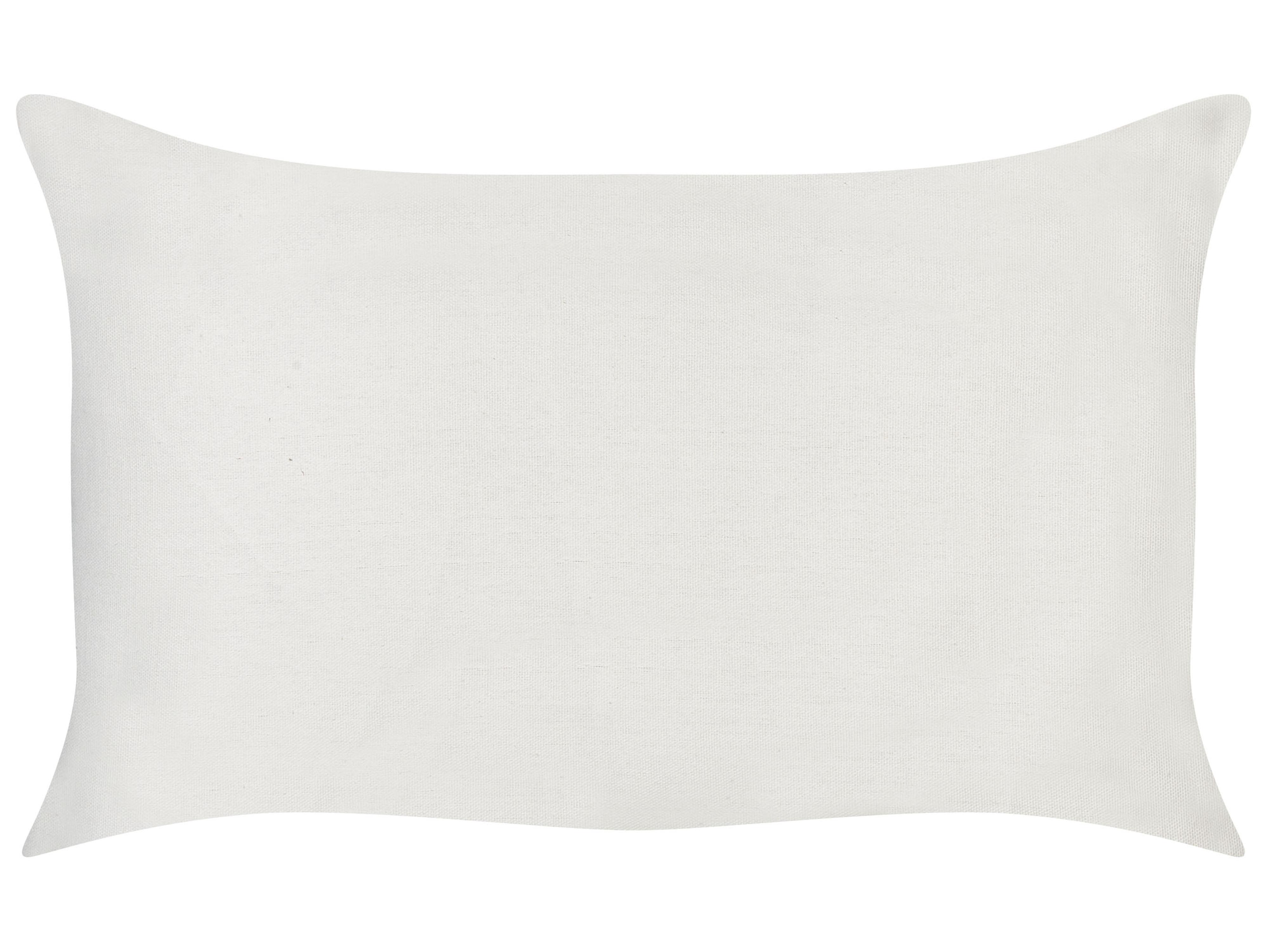 Set van 2 sierkussens ALSINE Katoen 30 x 50 cm Rood gestreept