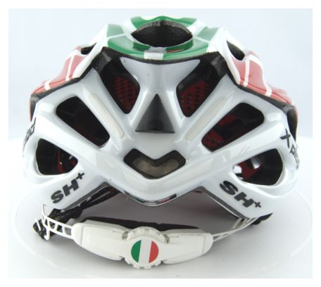 Shabli X-Plod casque de vélo rouge/blanc/vert taille unique S/L