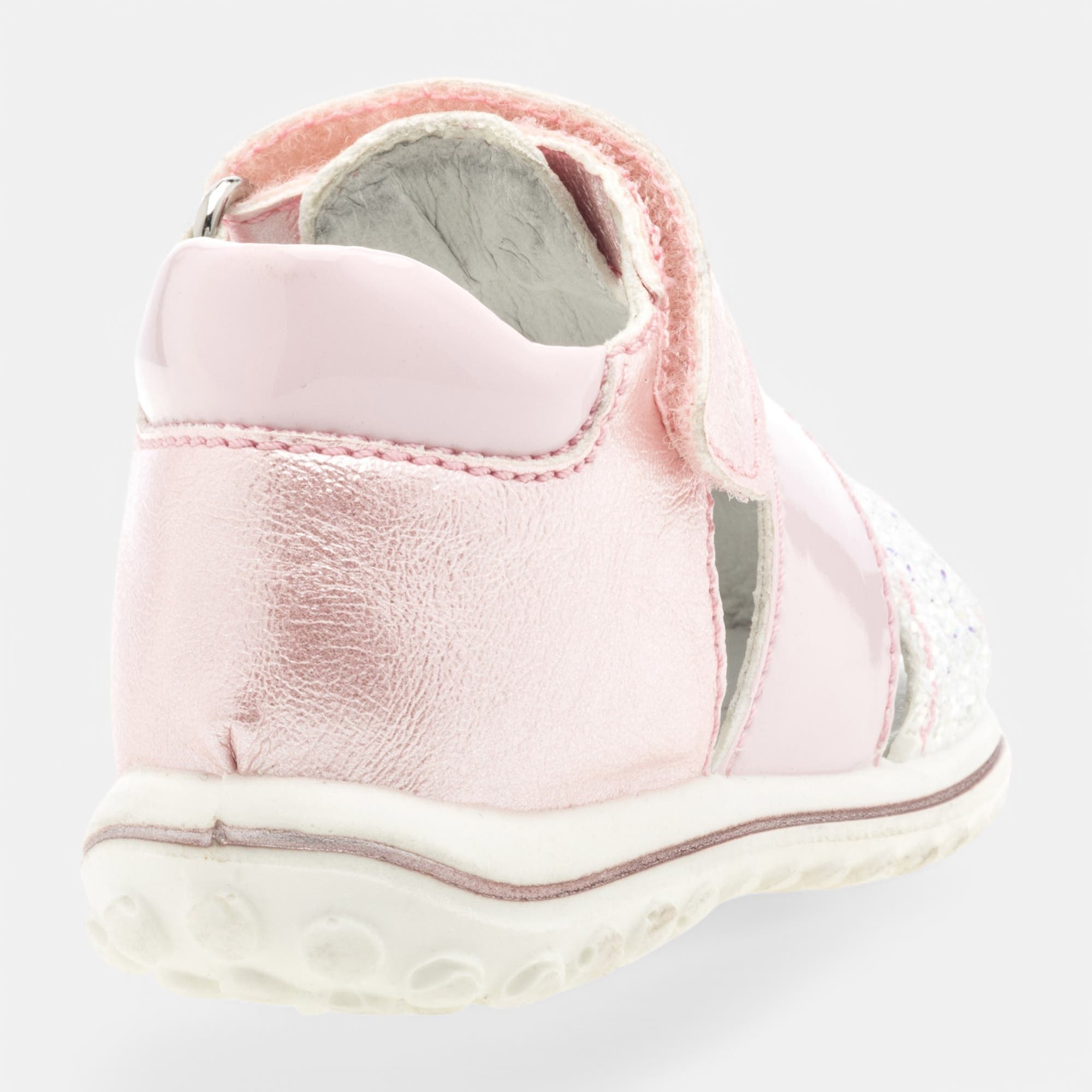 Nu-pieds Bébé fille rose