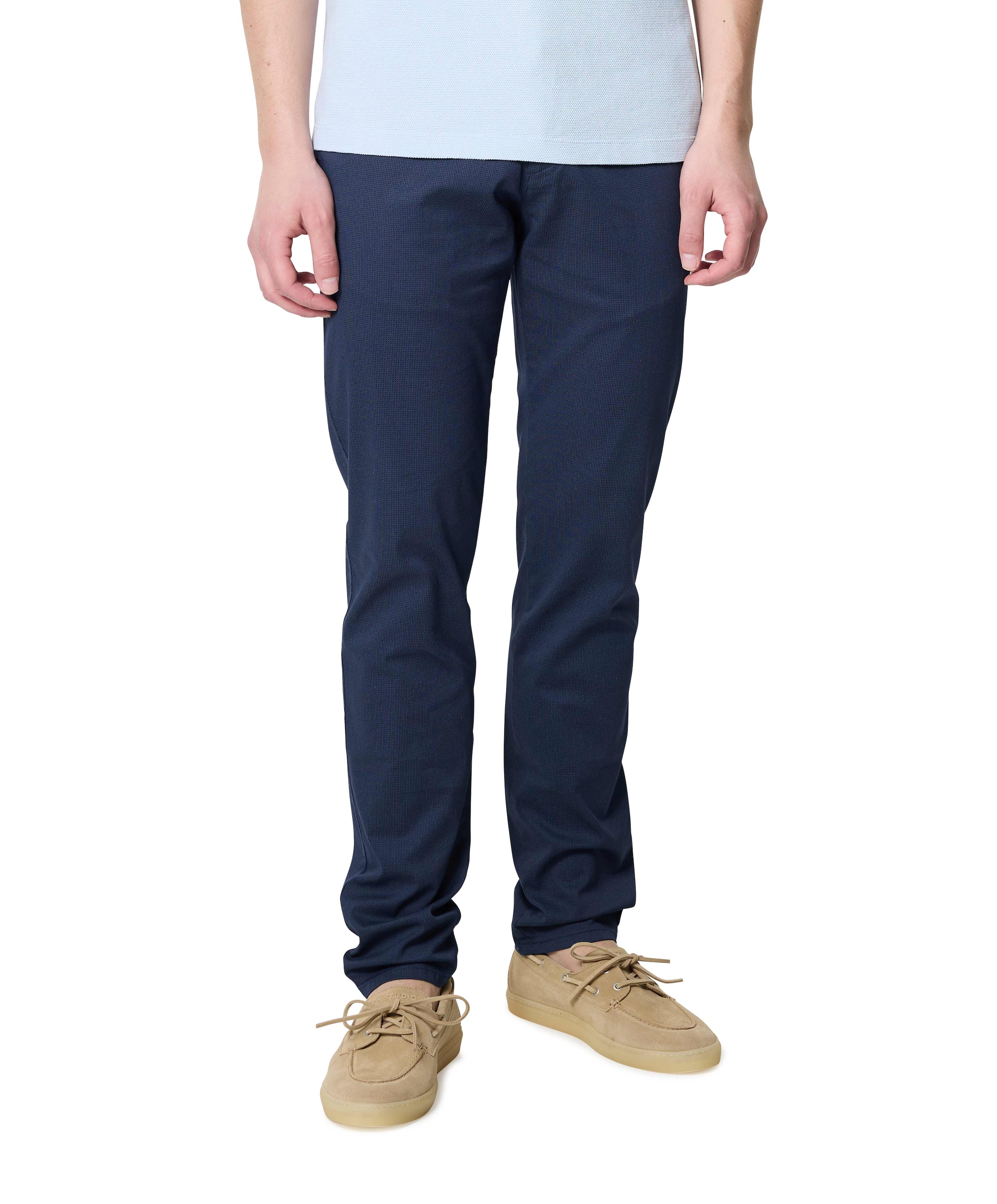 North.84 Elegance Chino Collection heren pantalon blauw