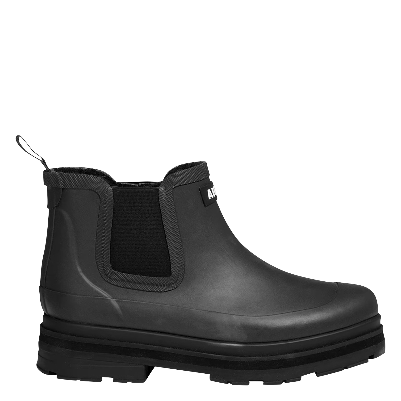 Bottines de pluie doublure en sherpa | Noir