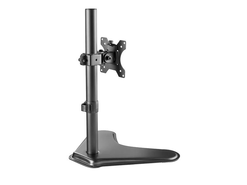 NEOMOUNTS Monitor-Standfuss FPMA-D550SBLACK bis 8 kg – Schw Full-Motion Tischständer für 10-32