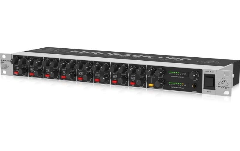 Mischpult RX1602 V2 Eurorack ProProfessioneller Line-Mixer mit 16 Eingängen und extrem niedrigem Rauschen