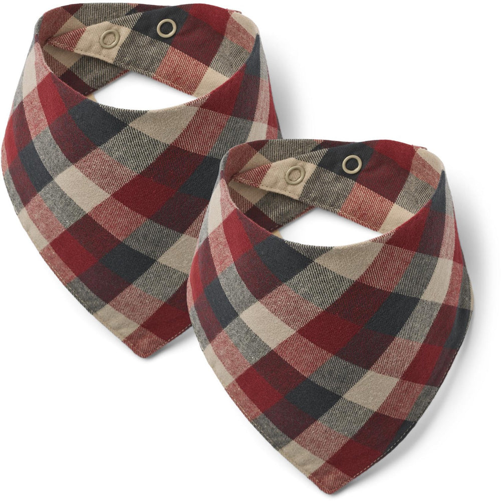 Køb Wheat Red Blue Check 2 Hagesmæk Eden