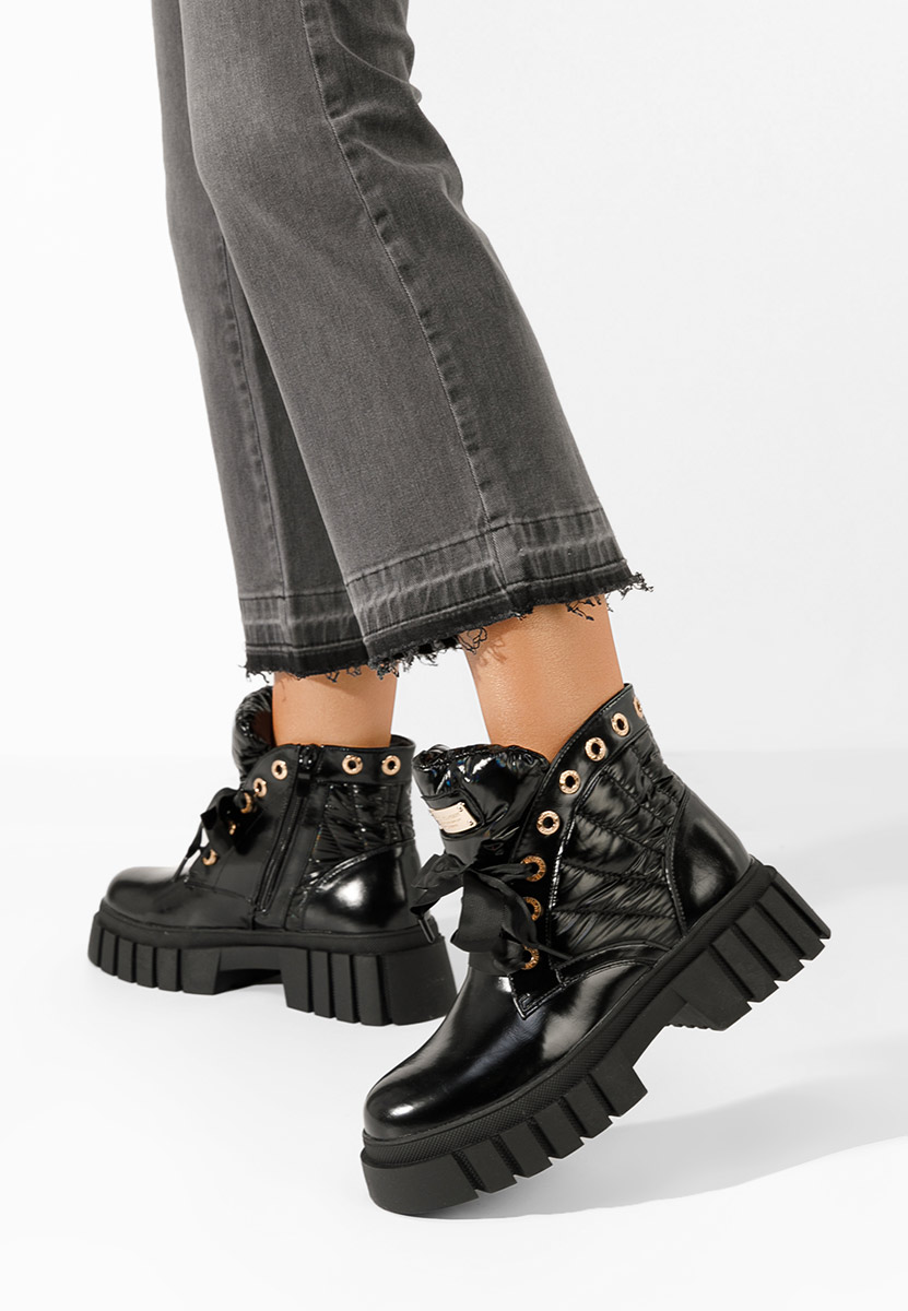 Bottines femme noires Norana