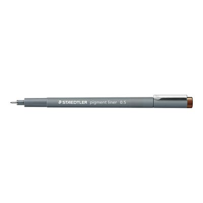 STAEDTLER pigment liner - Feutre fin - 0.5 mm - marron