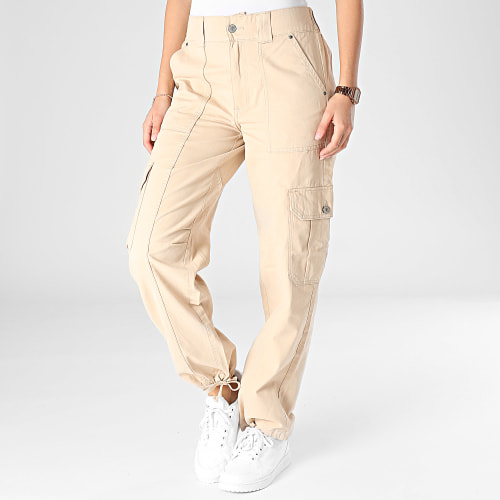 Pantalon Cargo Femme Selina Beige