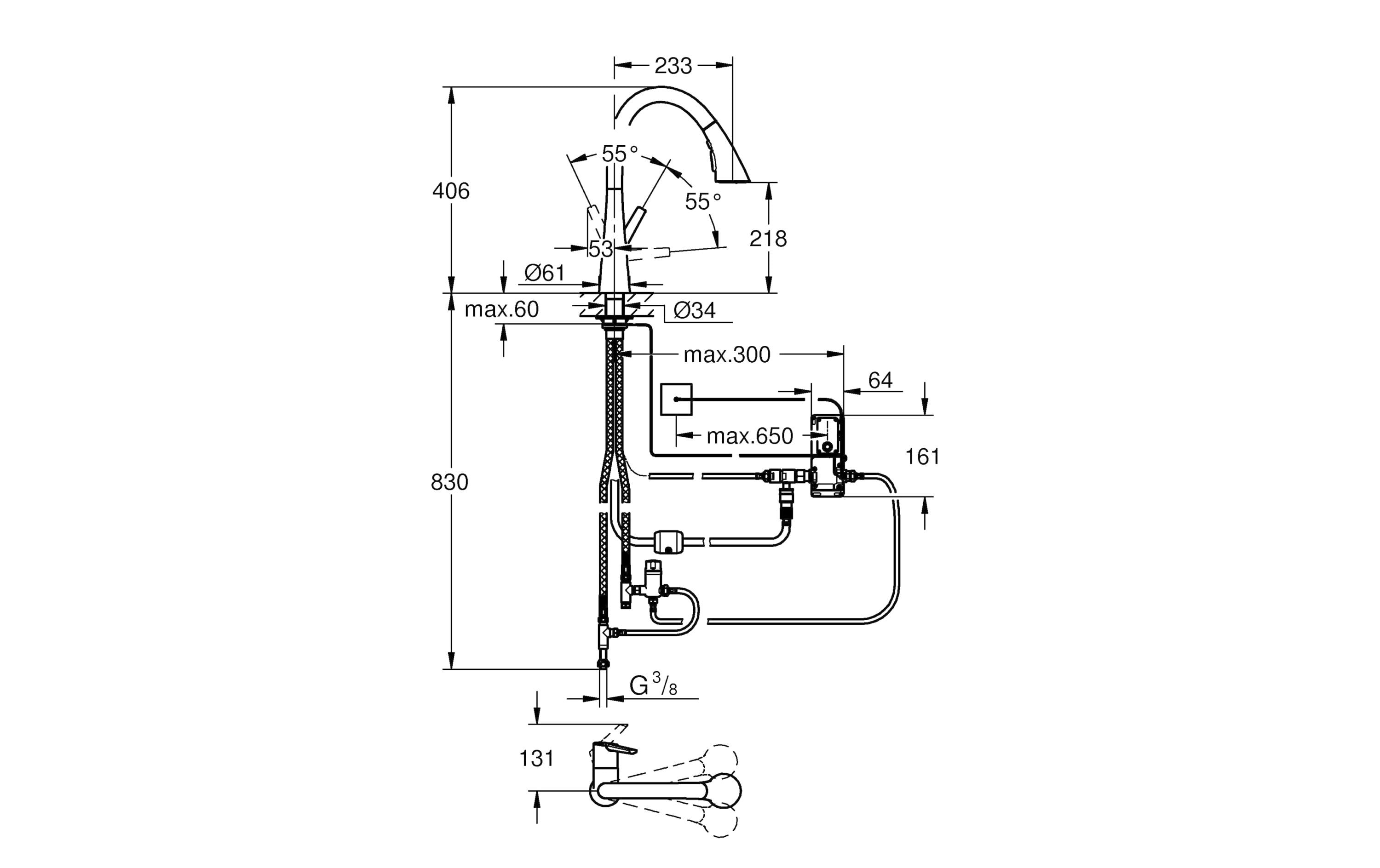 Küchenarmatur Zedra Touch<br>Küchenarmatur Zedra Touch