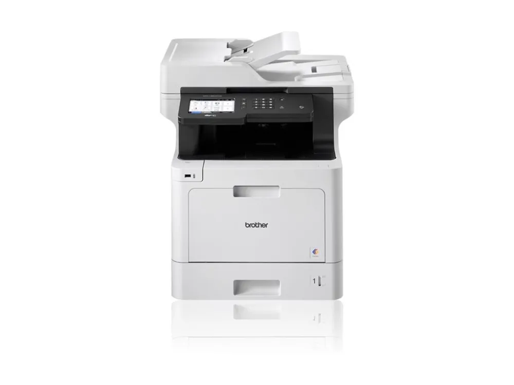 Brother MFC-L8900CDW - Multifunktionsprinter - farve - laser - 215.9 x 355.6 mm (original) - A4/Legal (medie) - op til 31 spm (kopiering) - op til 31 spm (udskriver) - 300 ark - 33.6 Kbps - USB 2.0, Gigabit LAN, Wi-Fi(n), USB vært, NFC - med 3 års On