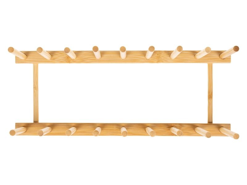 FURBER Tellerhalter Braun Teller- und Deckelständer aus Holz