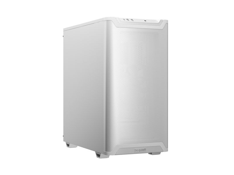 be quiet! PC-Gehäuse Pure Base 501 Airflow Weiss ATX-Gehäuse mit kompakten Abmessungen im klassischen Design