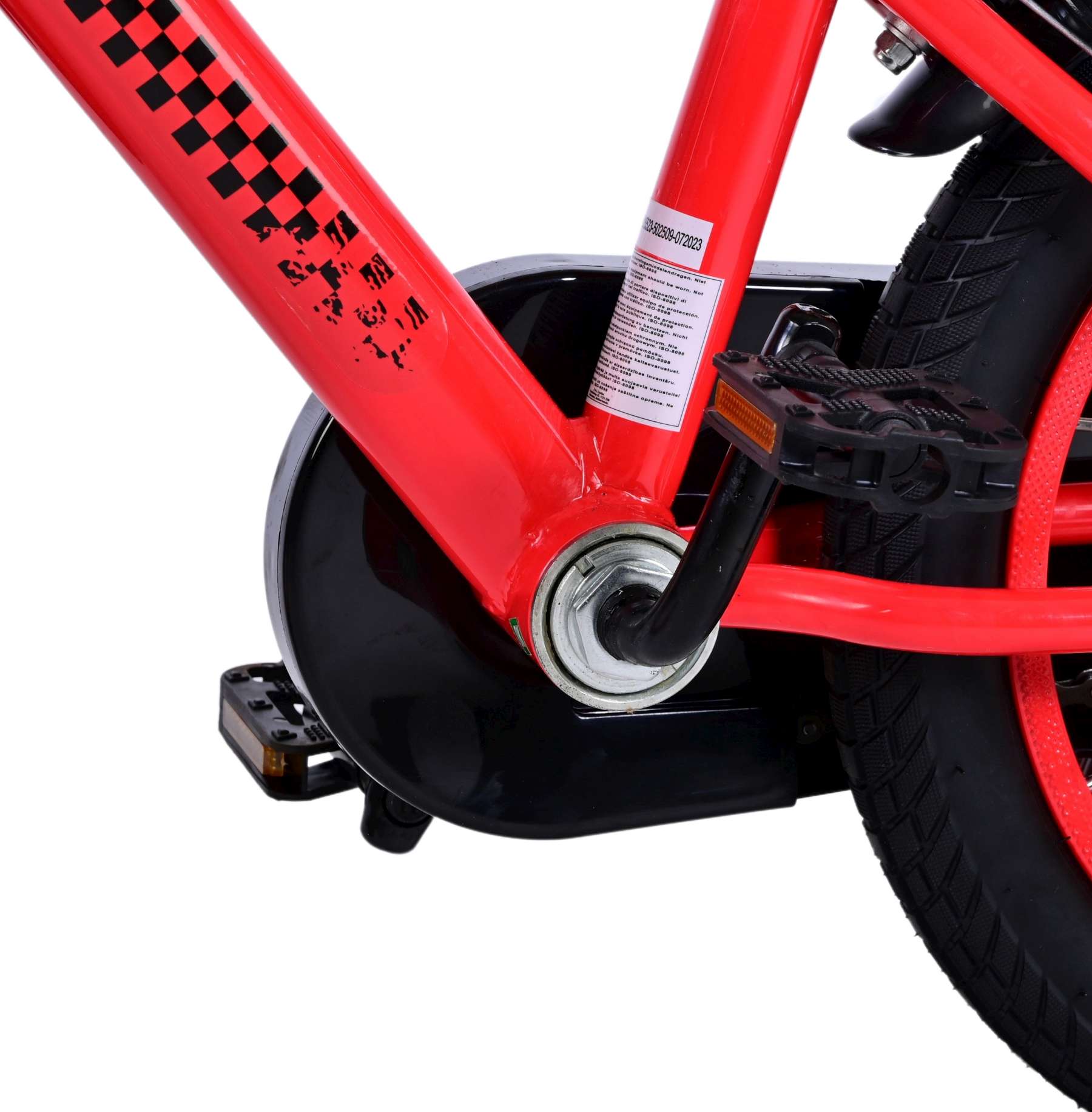 Kinderfahrrad Disney Cars für Jungen 14 Zoll Kinderrad in Rot Fahrrad