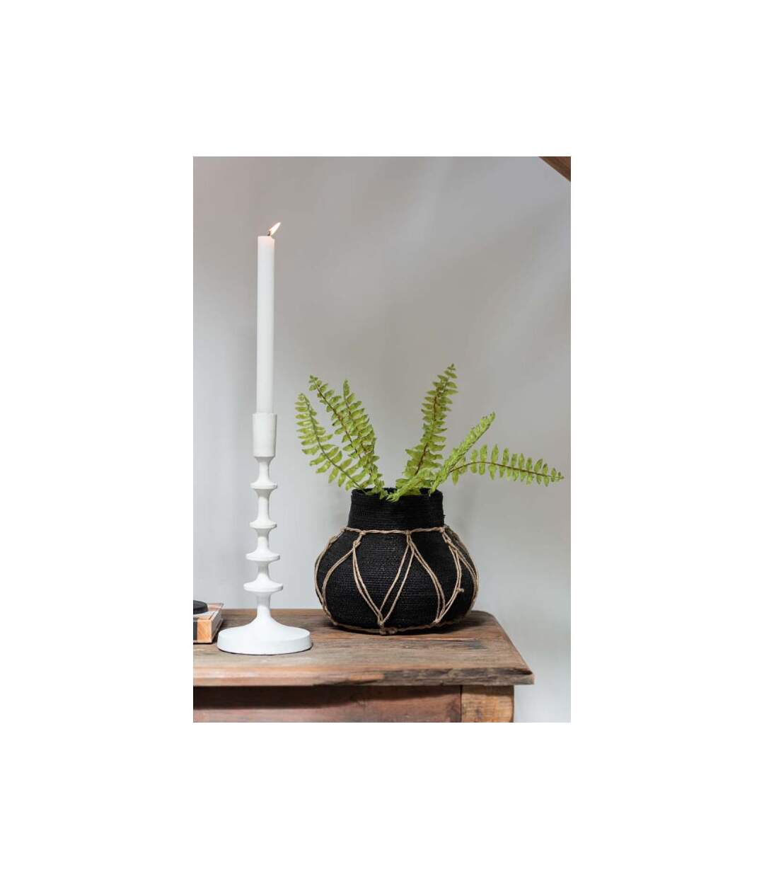 Paris Prix - Chandelier Rond Design izy 42cm Blanc