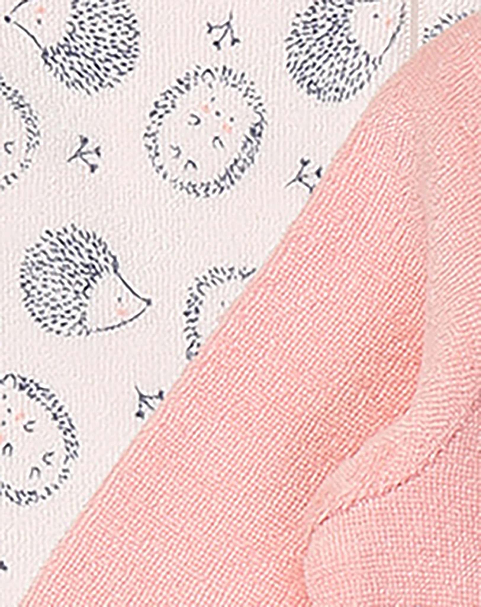 Frottee-Schlafanzug IGEL 2er-Pack in rosa