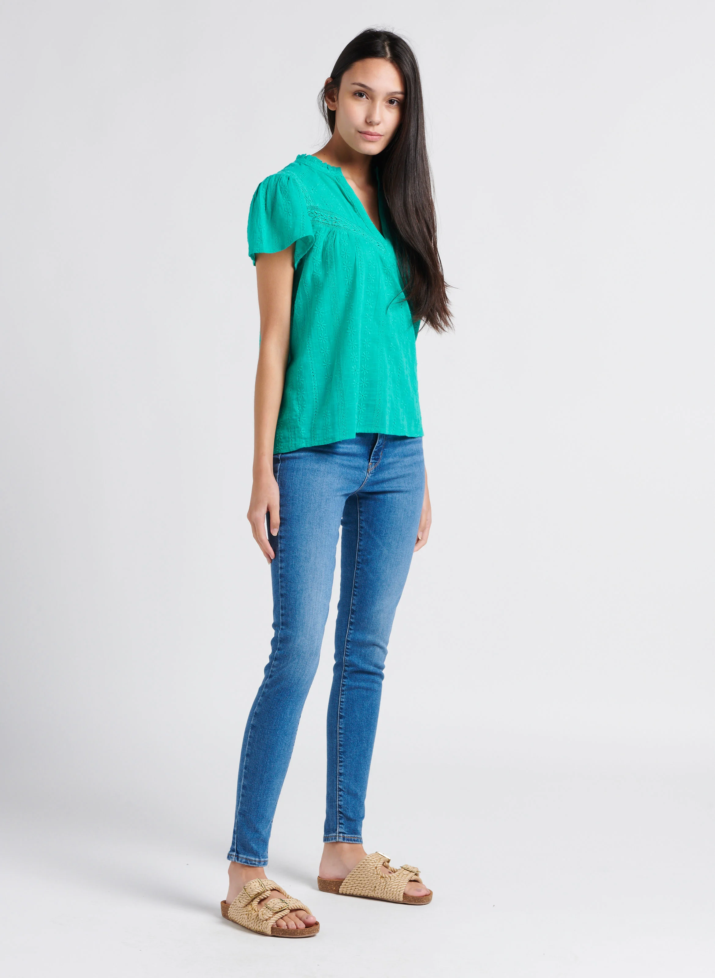 720 HIRISE SUPER SKINNY - Jean taille haute super skinny | Jean Délavé