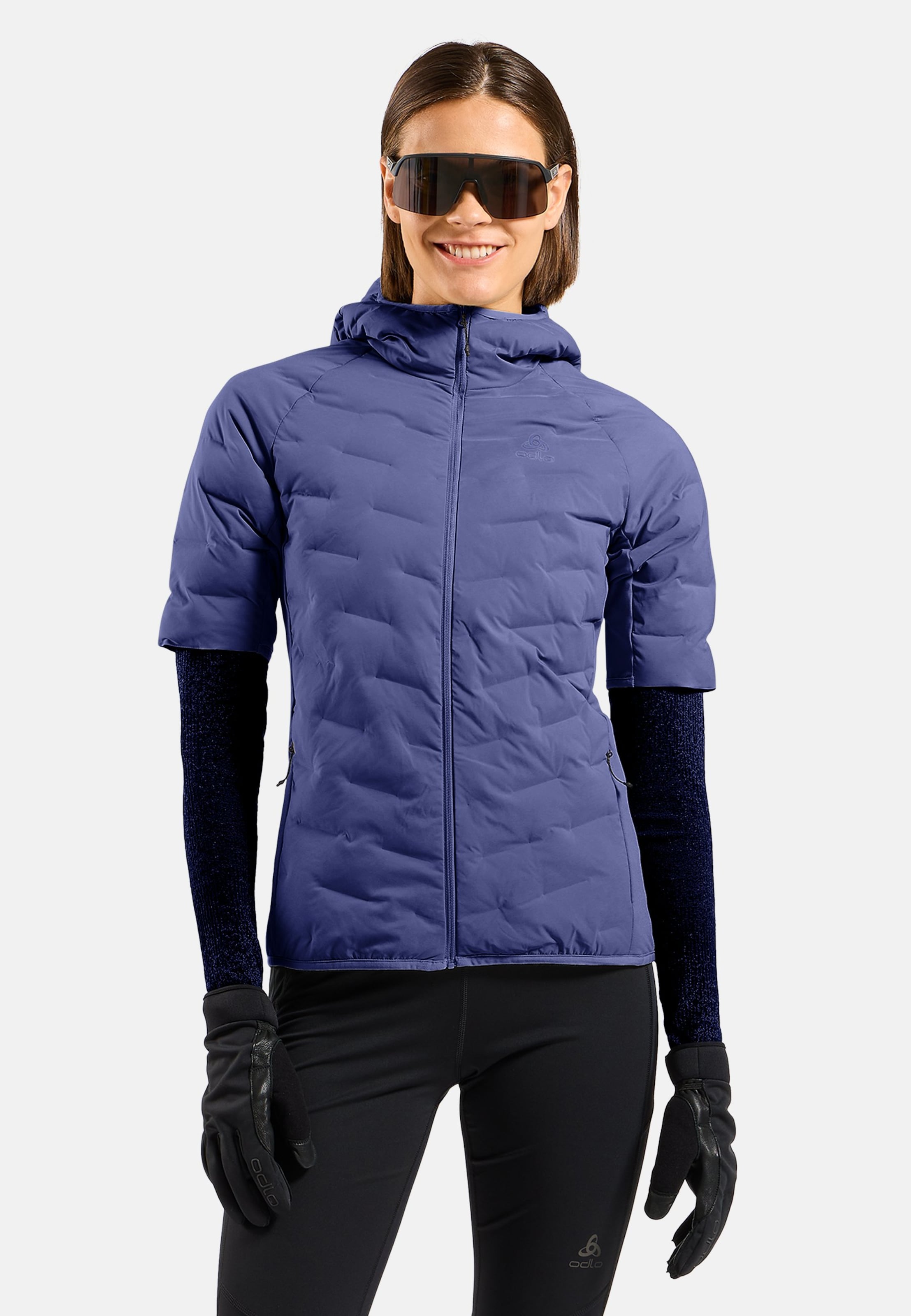 Zeroweight Insulator Langlaufweste mit kurzen Ärmeln in Skipper Blue