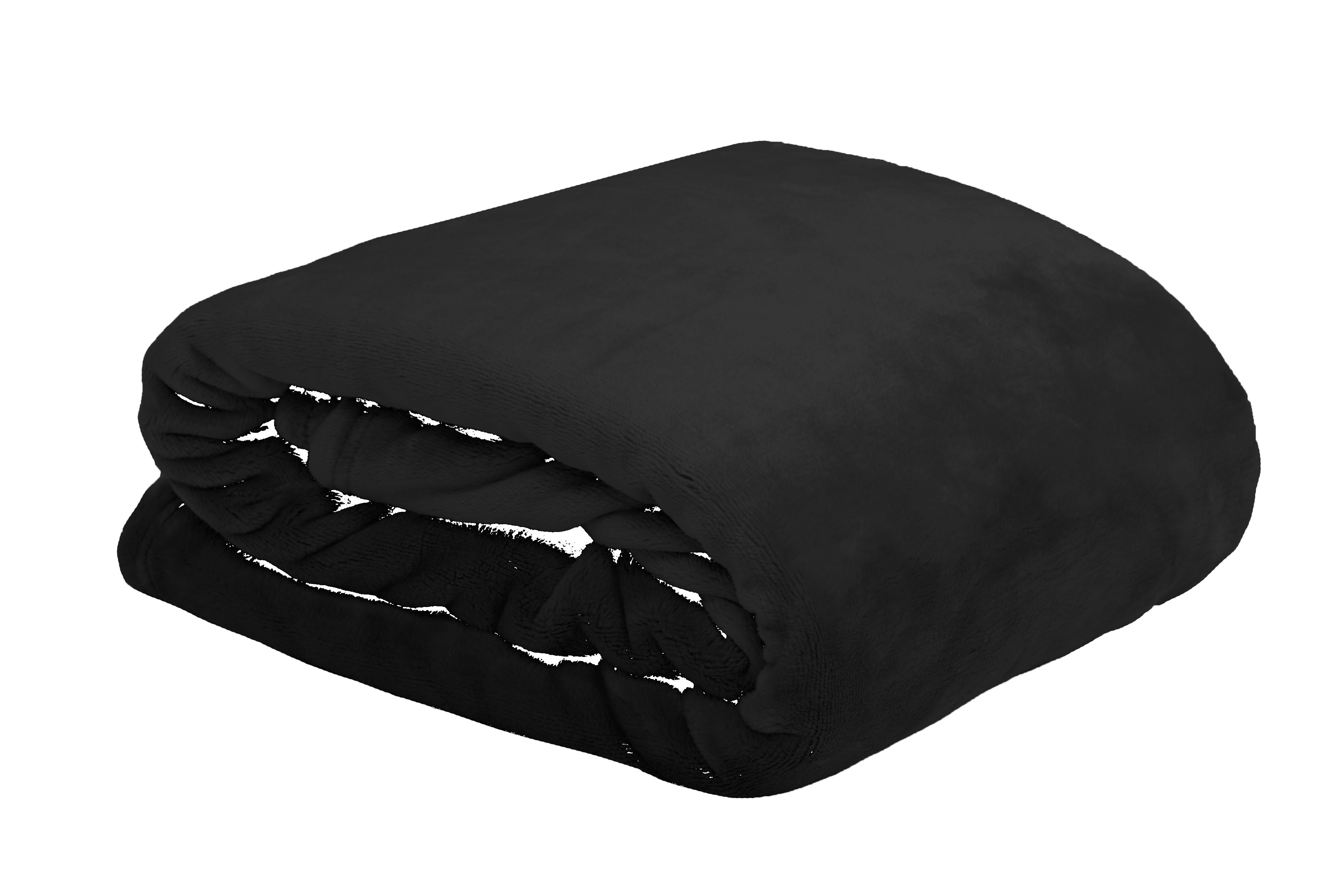 DOUDOU PLAID 130X160CM NOIR