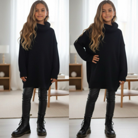 Col dress - Black