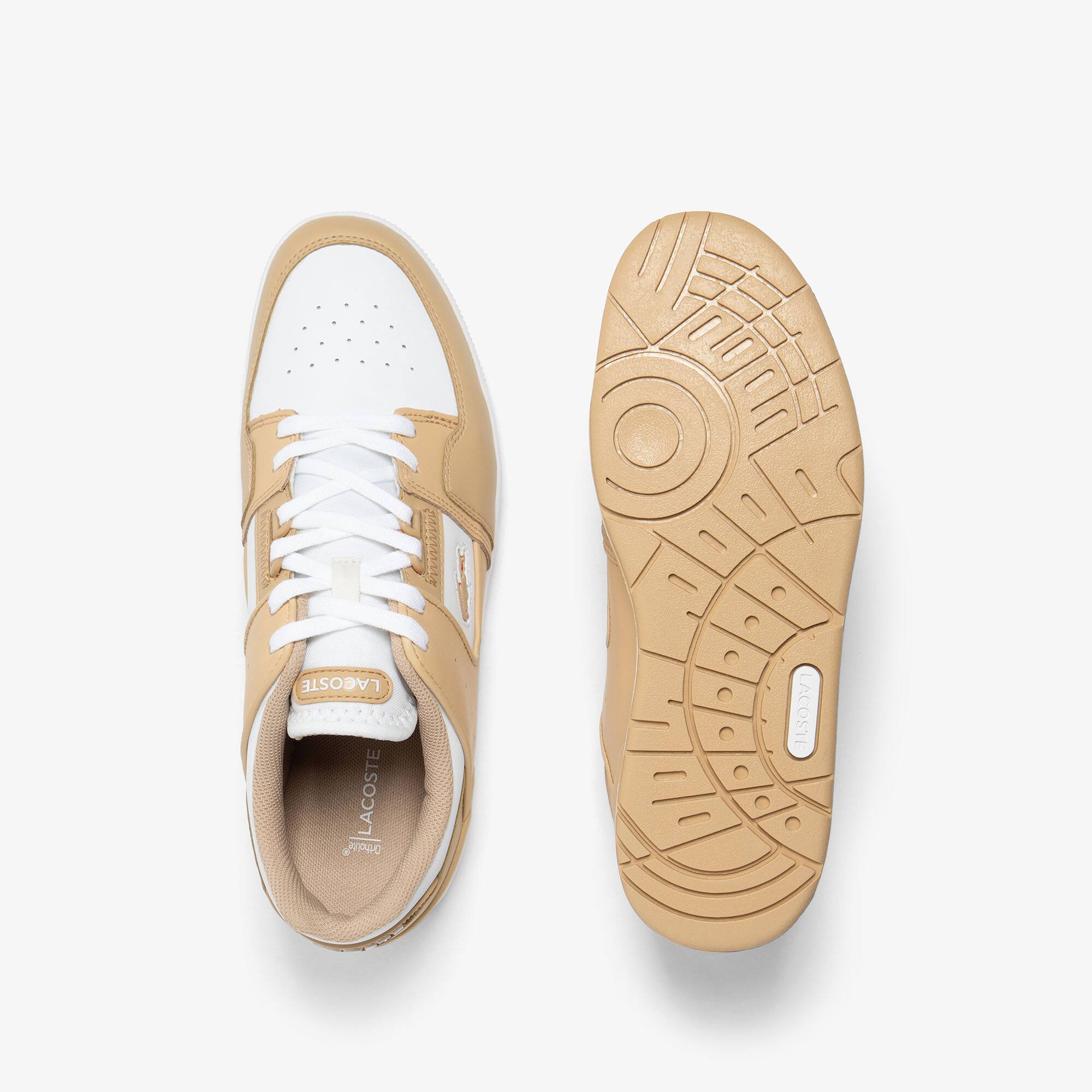 Sneakers Court Cage homme en cuir Sneakers - Marron - Lacoste - Homme