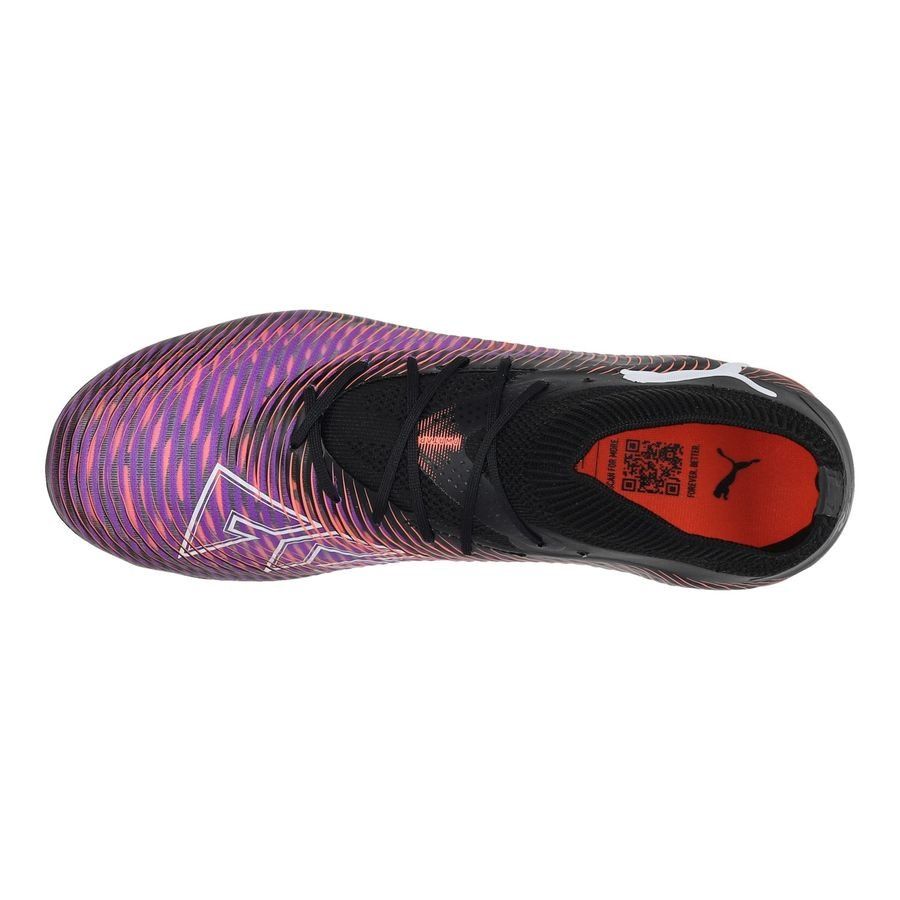 PUMA Future 8 Pro FG/AG Unlimited - Noir/Blanc/Glowing Red Femme