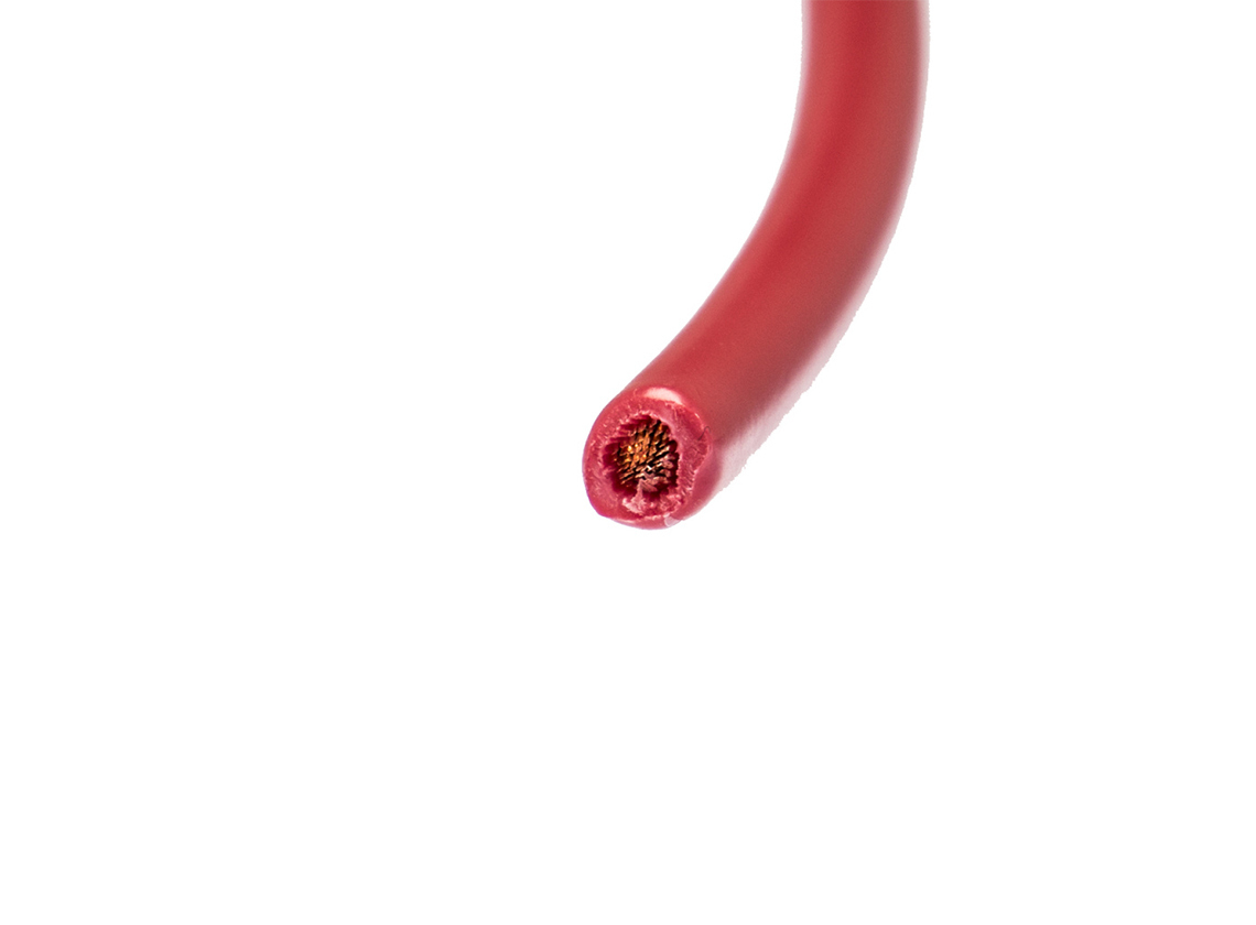 BBA PVC enkel aderige kabel 2,5 mm² - red