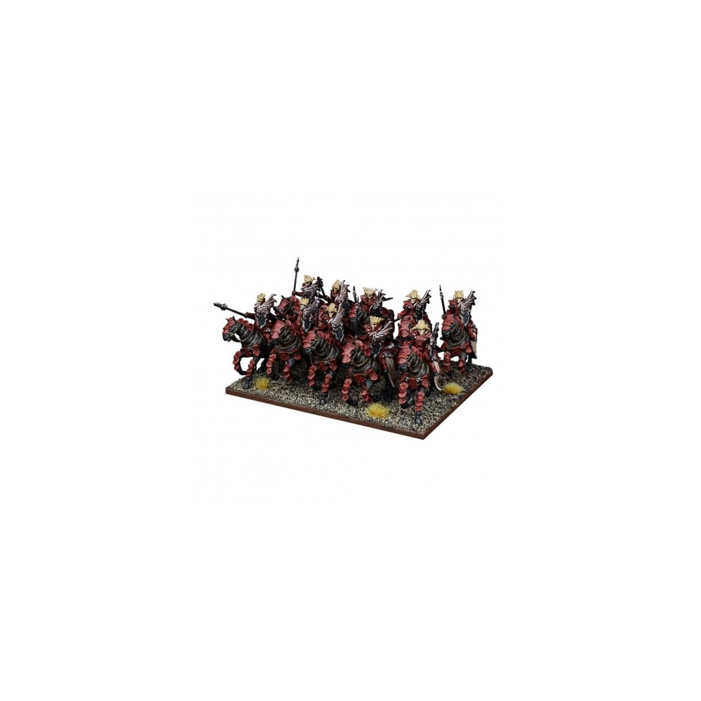 Kings of War - Forces des Abysses - Régiment de Cavaliers Abyssaux