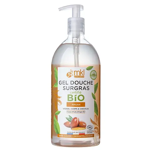Gel de Banho Extra-Rico MKL Green Nature com Óleo de Argan Orgânico 1L
