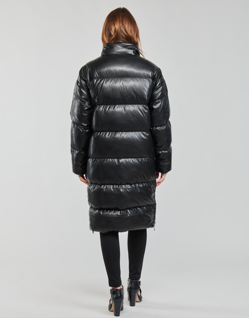 MICHAEL Michael Kors - LONG FAUX LTHR PUFFER Negro
