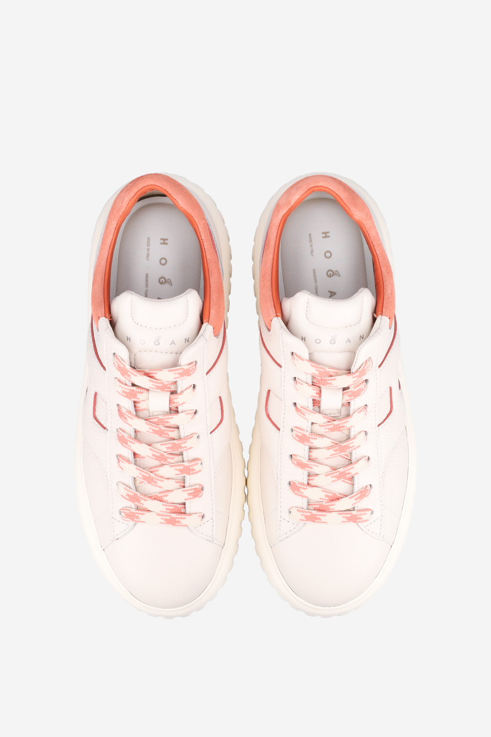 H-stripes leather sneakers