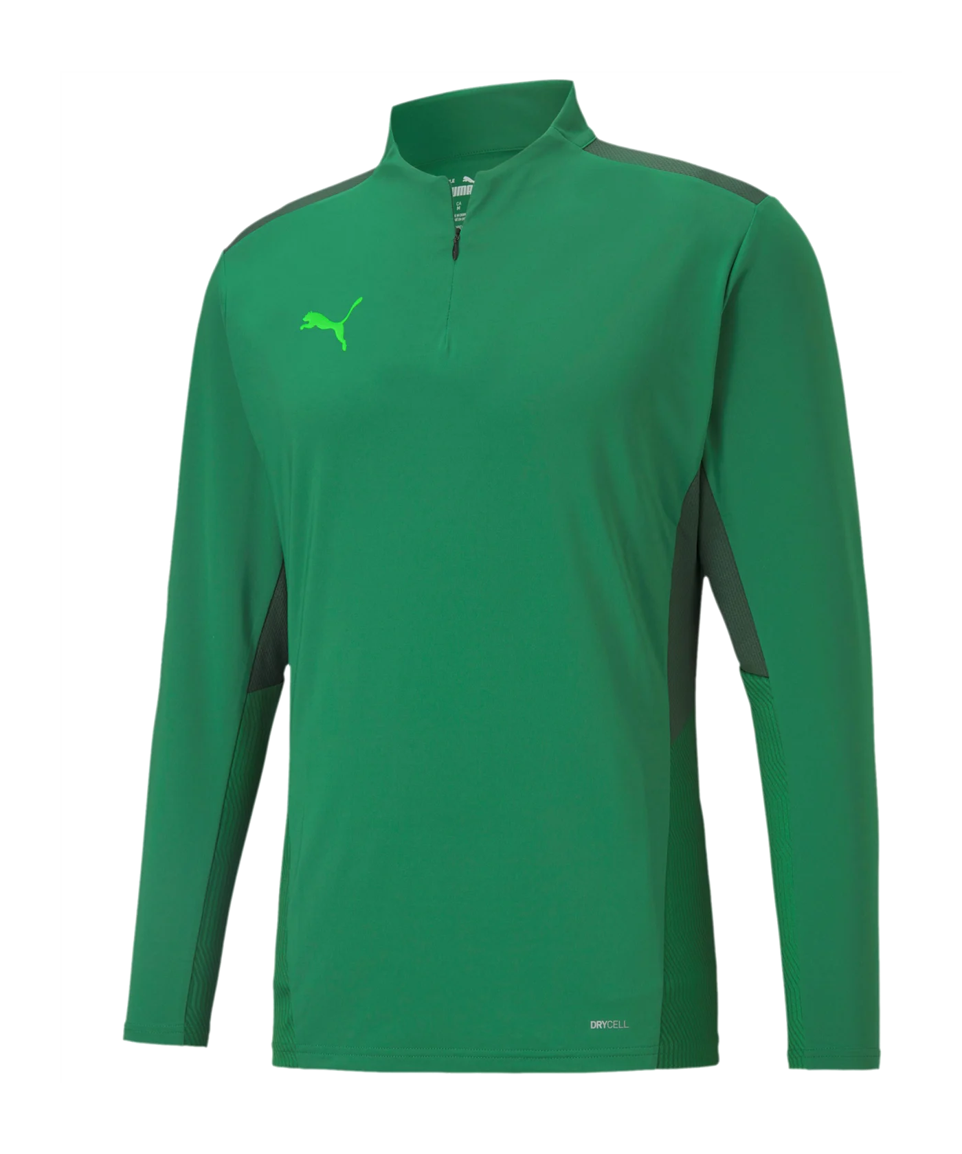 PUMA teamCUP HalfZip Sweatshirt Grün F05