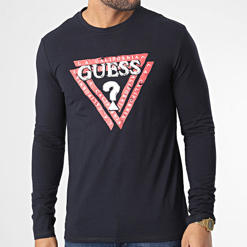 Tee Shirt Manches Longues MM2BI55-J1314 Bleu Marine