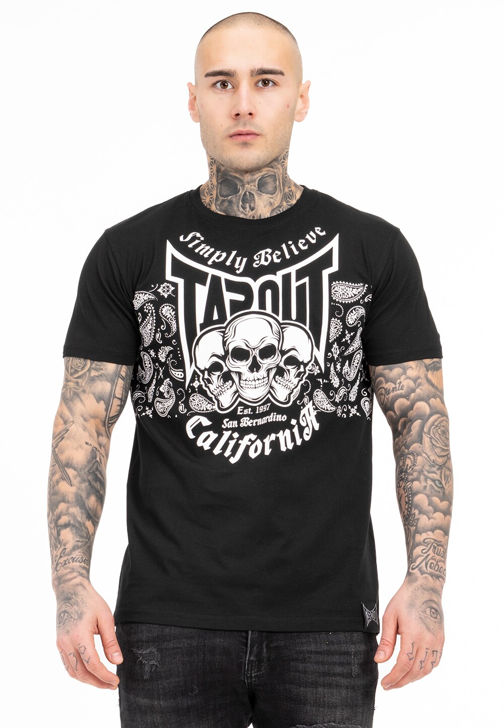 Tapout Herren T-Shirt normale Passform ADELANTOS