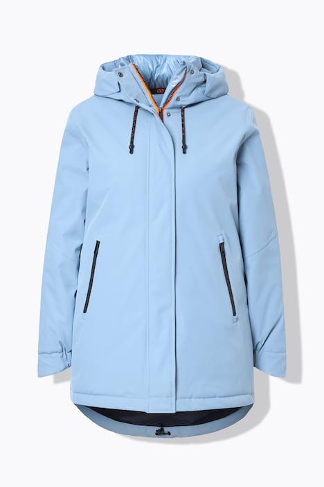 Funktionsjacke, Kapuze, 2-Wege-Zipper, wasserdicht