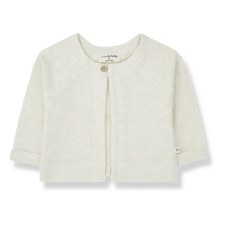 1+ in the family Gilet Nuna Coton Flammé | Ecru