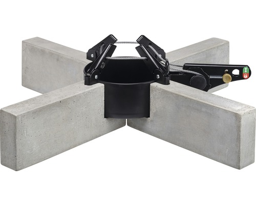 Krinner Copenhagen betonnen kerstboomstandaard, max. boomhoogte 250 cm, max. stamdiameter 12 cm