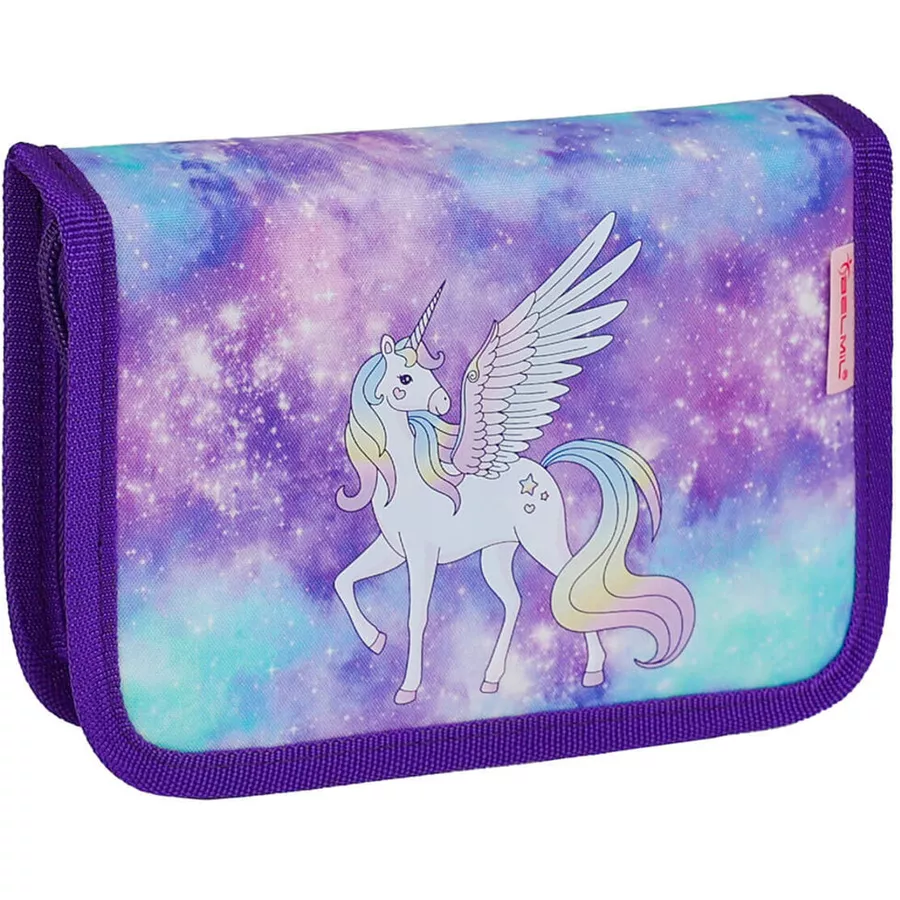 Belmil Schulranzen Classy Schulranzen Set 5-teilig mit Brustgurt Diamond Unicorn