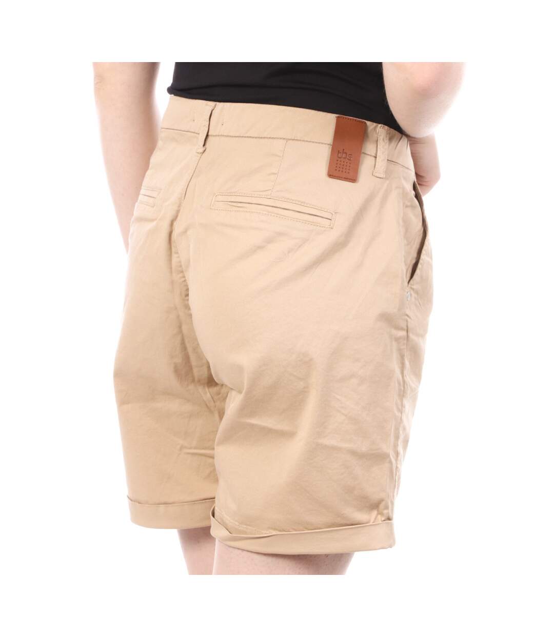 Bermuda Beige Femme TBS Leonibur