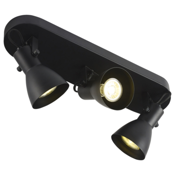 GAMMA opbouwspots Prato 3-lichts zwart