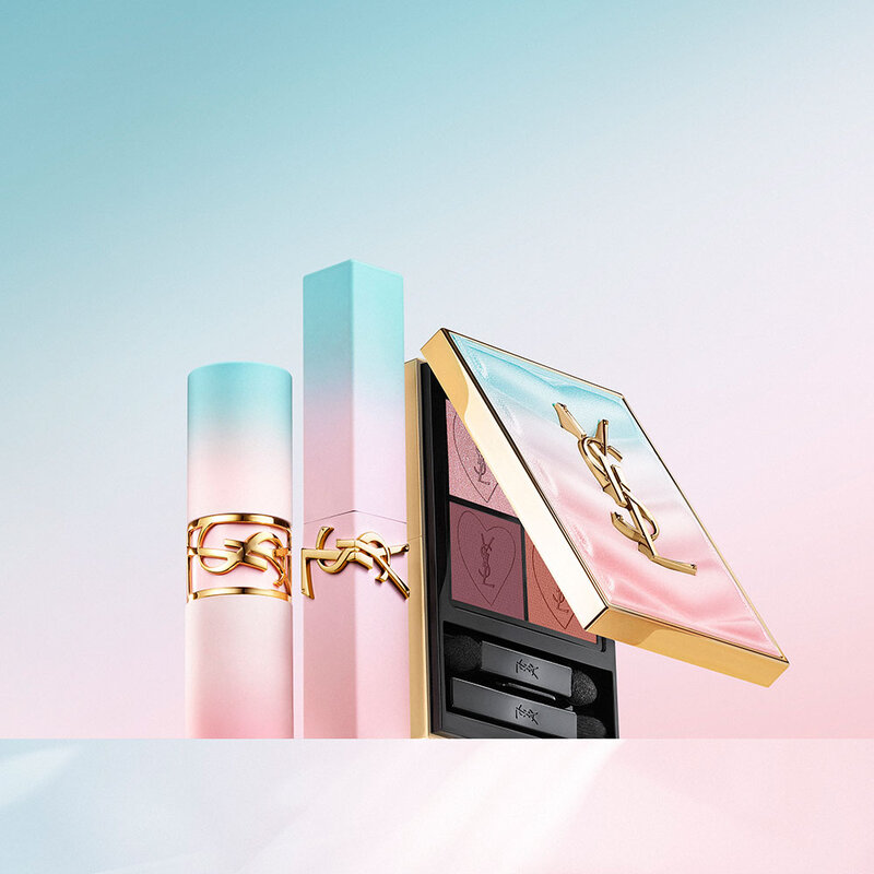 YSL LOVESHINE CANDY GLOW SAINT-VALENTIN  ROUGE À LÈVRES ÉDITION LIMITÉE COLLECTOR - 7B