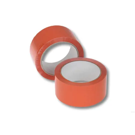 DM Folien Packband 66 m x 50 mm, leise abrollend, orange, 4 Stück