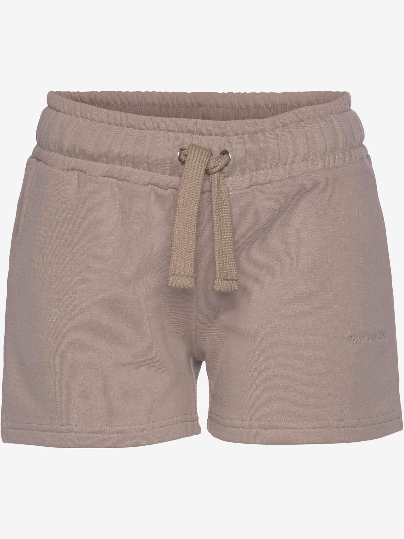 Short en matière sweat short d'intérieur avec logo brodé